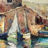 Huile sur toile XIX ème