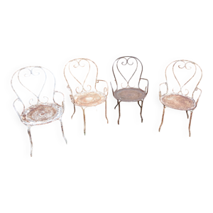 4 fauteuils de jardin