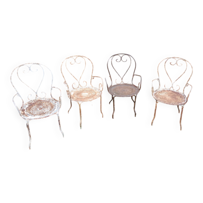 4 Fauteuils de jardin