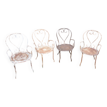 4 Fauteuils de jardin