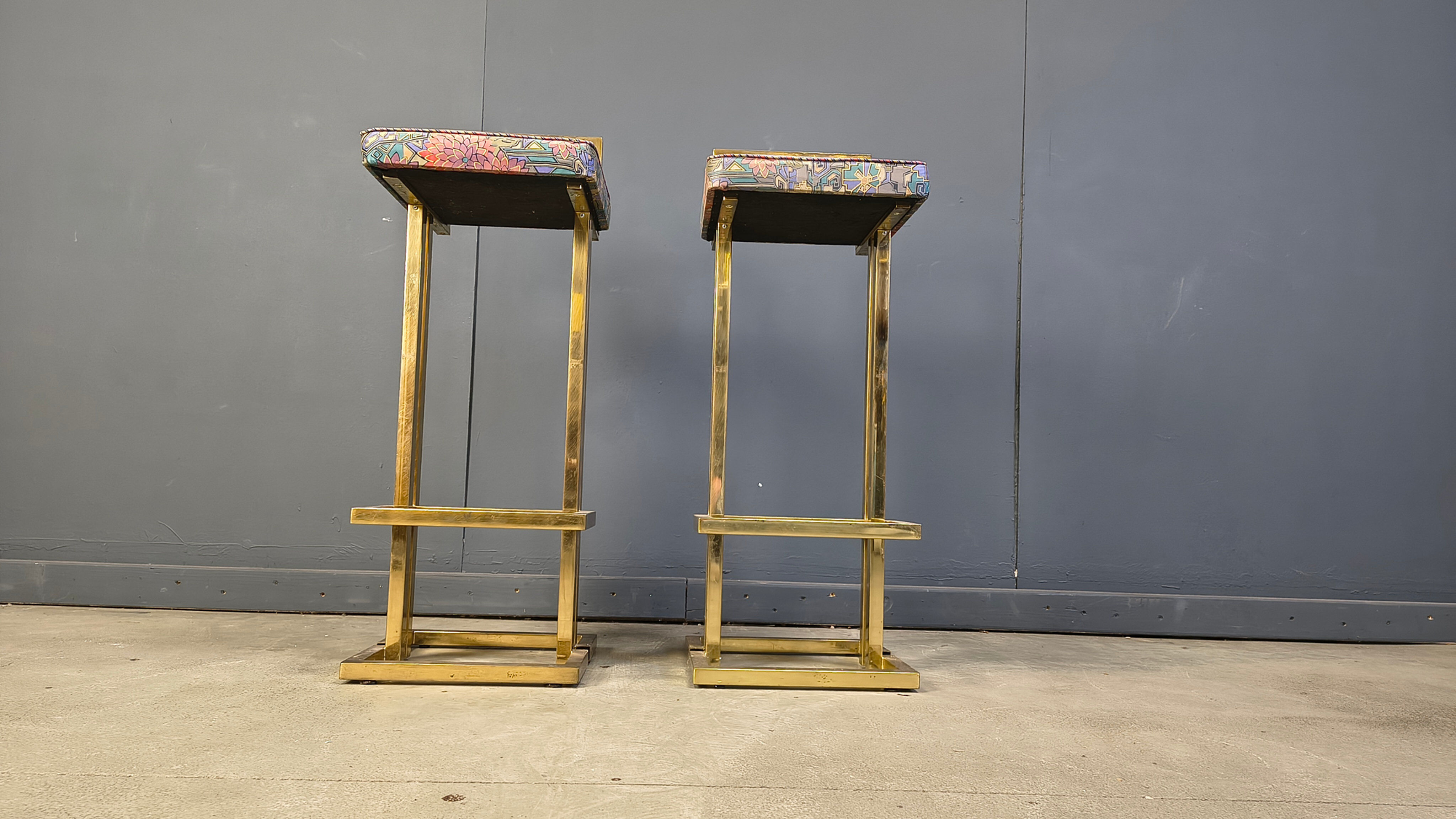 Tabourets de bar Belgochrom, ensemble de 2, années 1970
