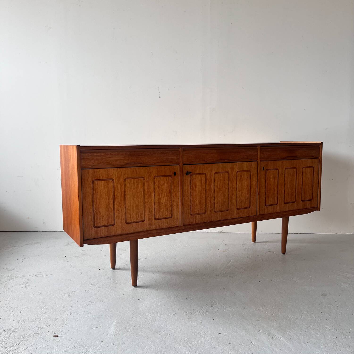 Buffet en teck, Norvège, années 1960