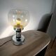 Mushroom lamp chrome murano snaidero italy spage-age 1970
