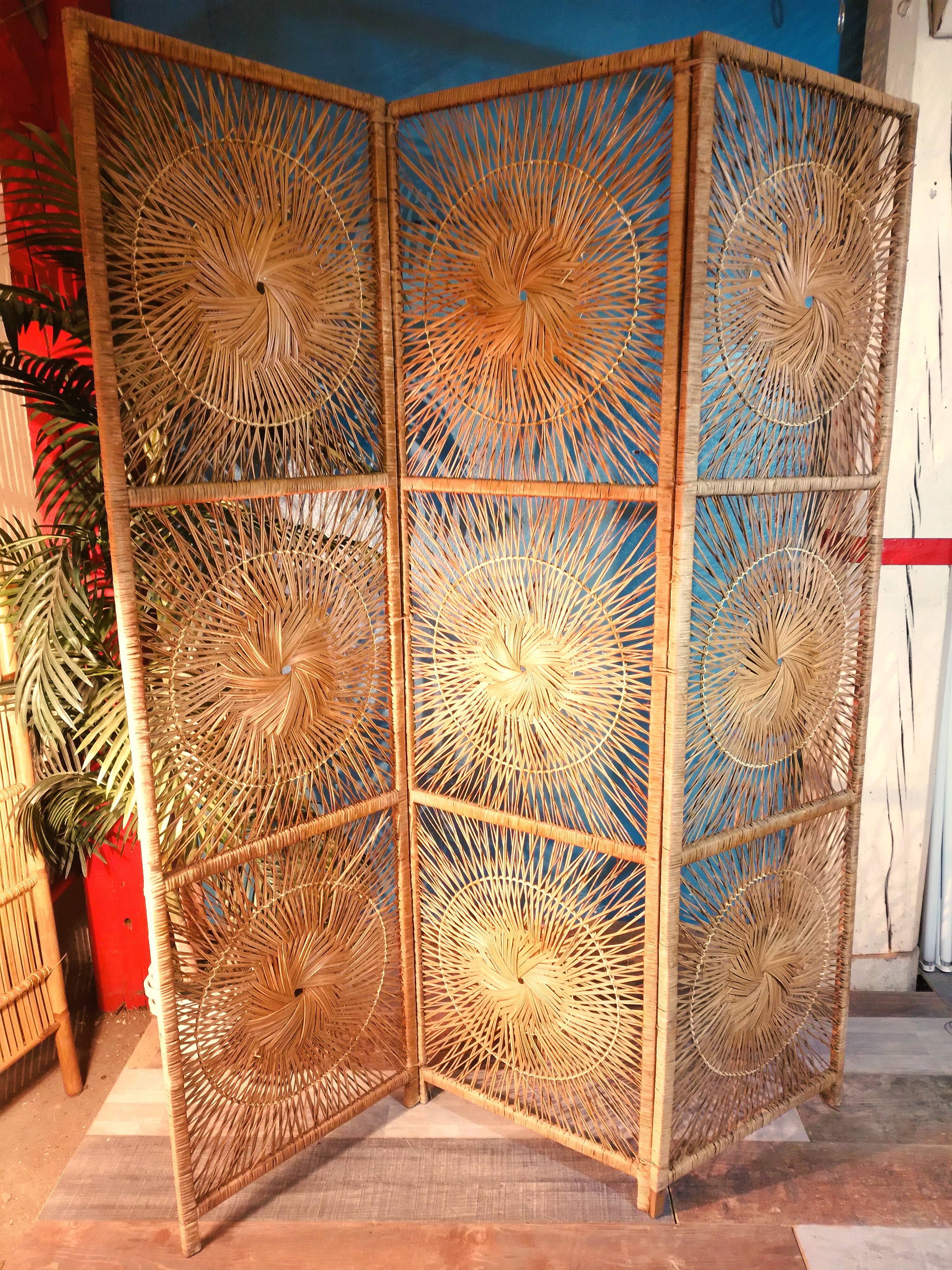 Wicker screen 1950s