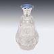 Antique 19thC Regency Solid Silver & Cut Glass Scent Bottle, London c.1812