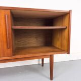 Vintage Sideboard in Teak with Drawers and Sliding Doors, 1960s
