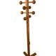 1970s pine coat rack, Scandinavian design