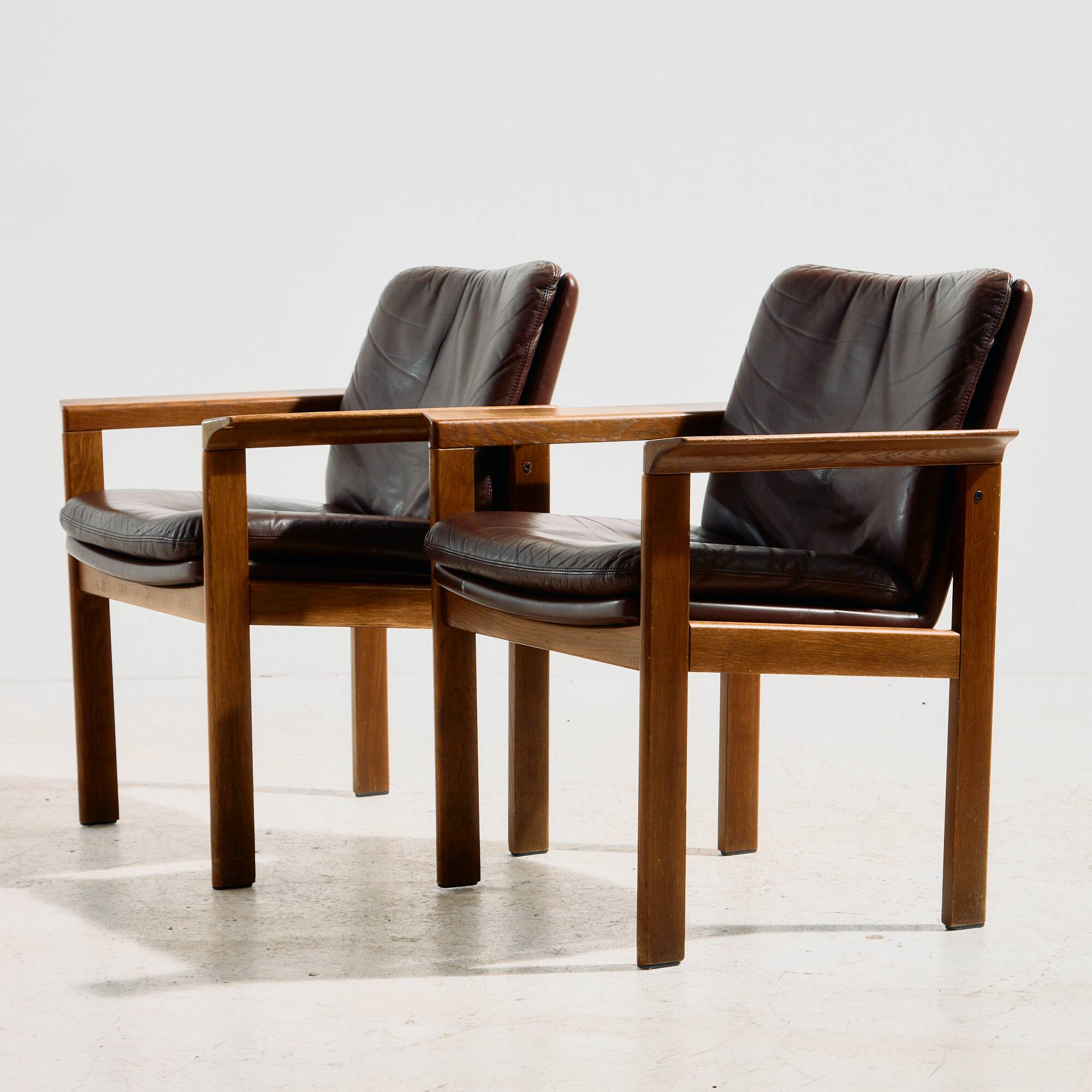 Oak armchair by Laszlo Mazák for Wiesner-Hager