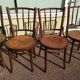Lot de 6 chaise en bois - bistrot - terrasse - vintage