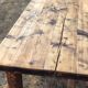 Old farmhouse table made of solid pine