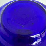 Cobalt blue glass bottle