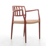 Suite of 4 Scandinavian teak armchairs model 66