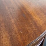 Vintage 1950 Hainke Germany round wooden coffee table - 61 cm