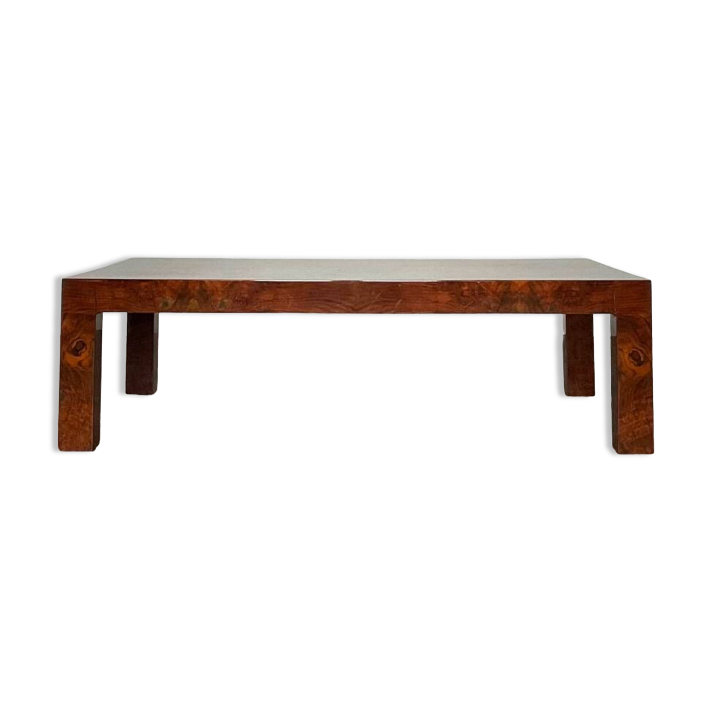 Elm burl coffee table