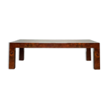 Elm burl coffee table