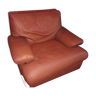 80s leather armchair