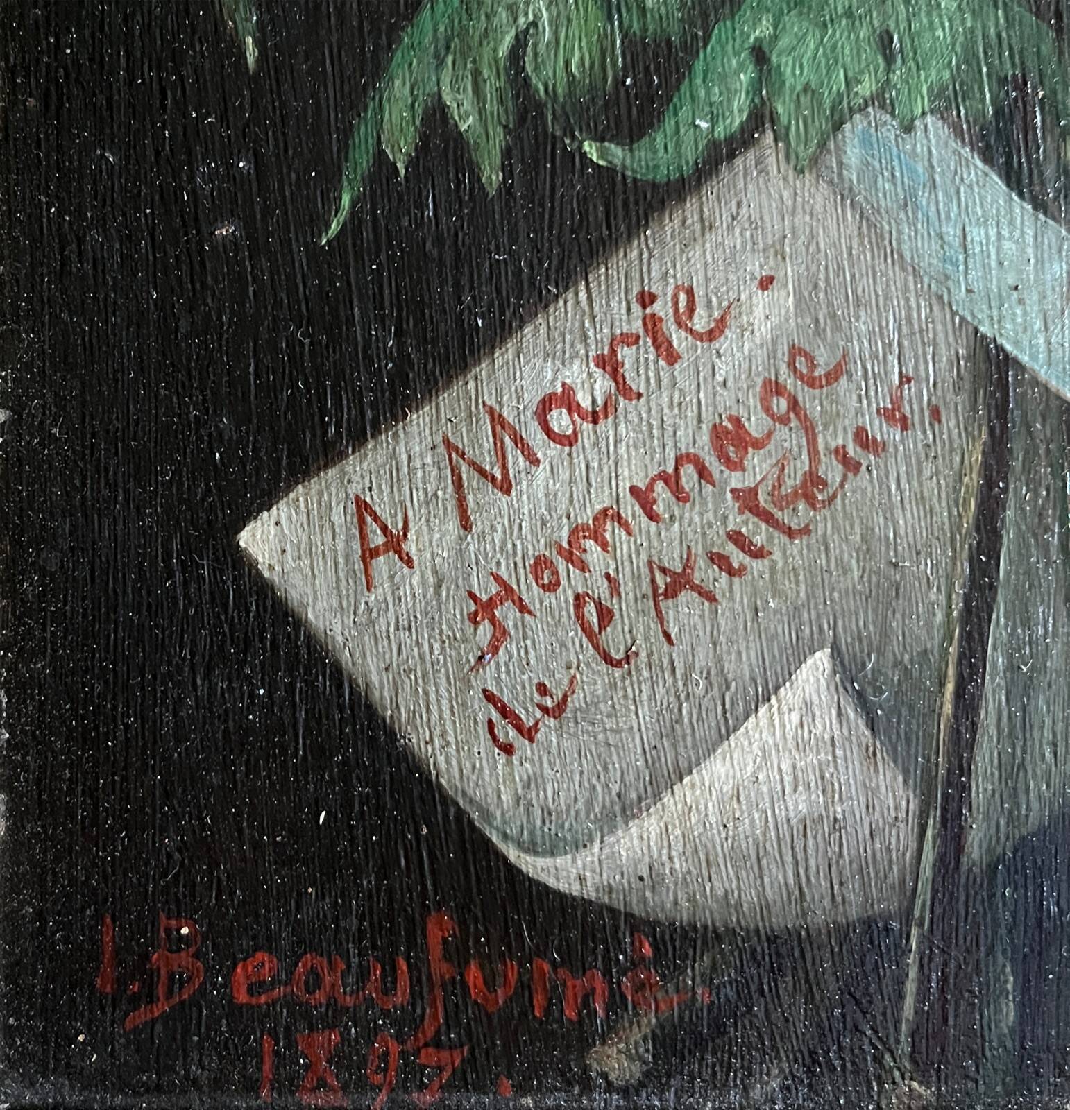 Paintings during HSP Flowers 1897 signed for restoration