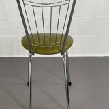 Vintage chrome metal chair