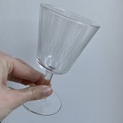 Set of 4 crystal wine glasses 60s