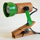 Spot adjustable wall light on clamp 70s