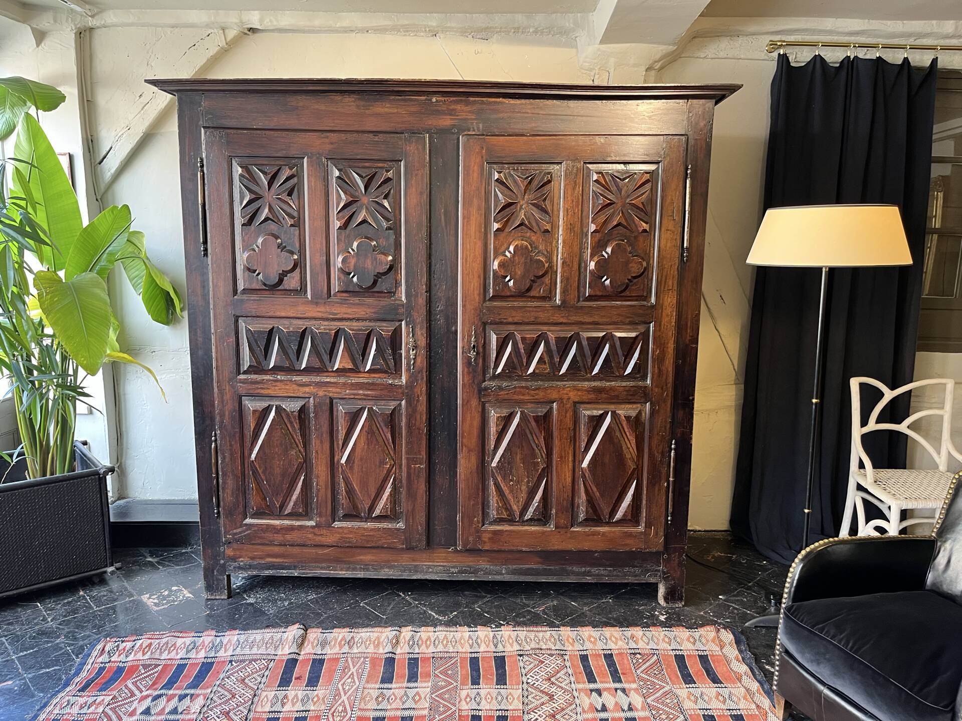 Beautiful 18th-century wardrobe.