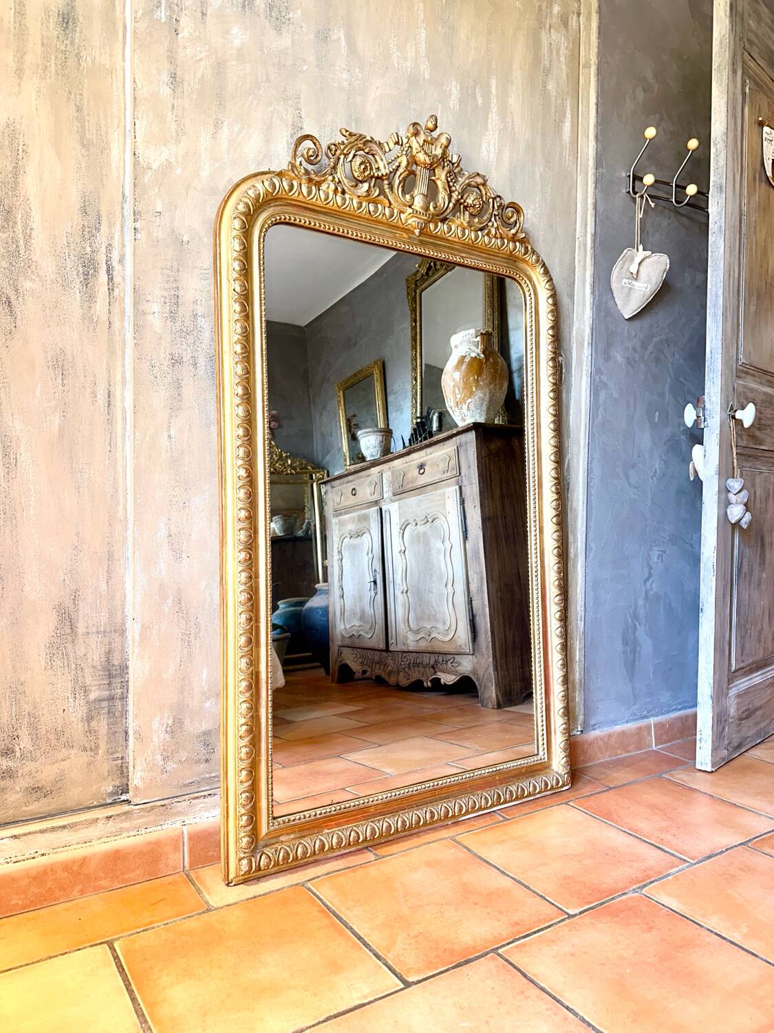 Antique Louis-Philippe 19th century mirror