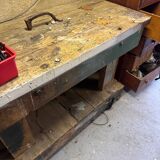 Small old carpenter's workbench
