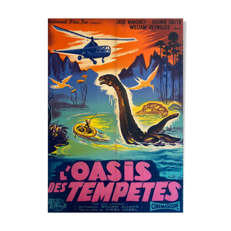 Affiche originale française L’oasis des tempêtes, 1957, par Constantin Belinsky