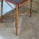 Wooden, bamboo and rattan game table, 1960s