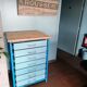 Vintage workshop service, old garage maid