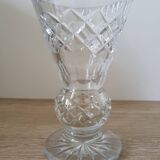 Vase en cristal ciselé