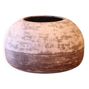 Grand vase boule en grès