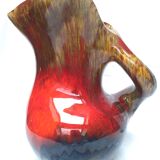 Vallauris free-form ceramic art vase stamped DC