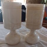 All-alabaster lamps