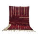 Traditional handwoven Beni Ourain Berber rug 2/3 m