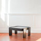 Vintage coffee table by Gianfranco Frattini for Cassina, grey lacquered beech.