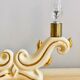 Ceramic candlestick lamp