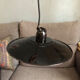 Black and white metal industrial suspension by Zangra.