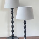 Paire lampes bobines ikea vintage
