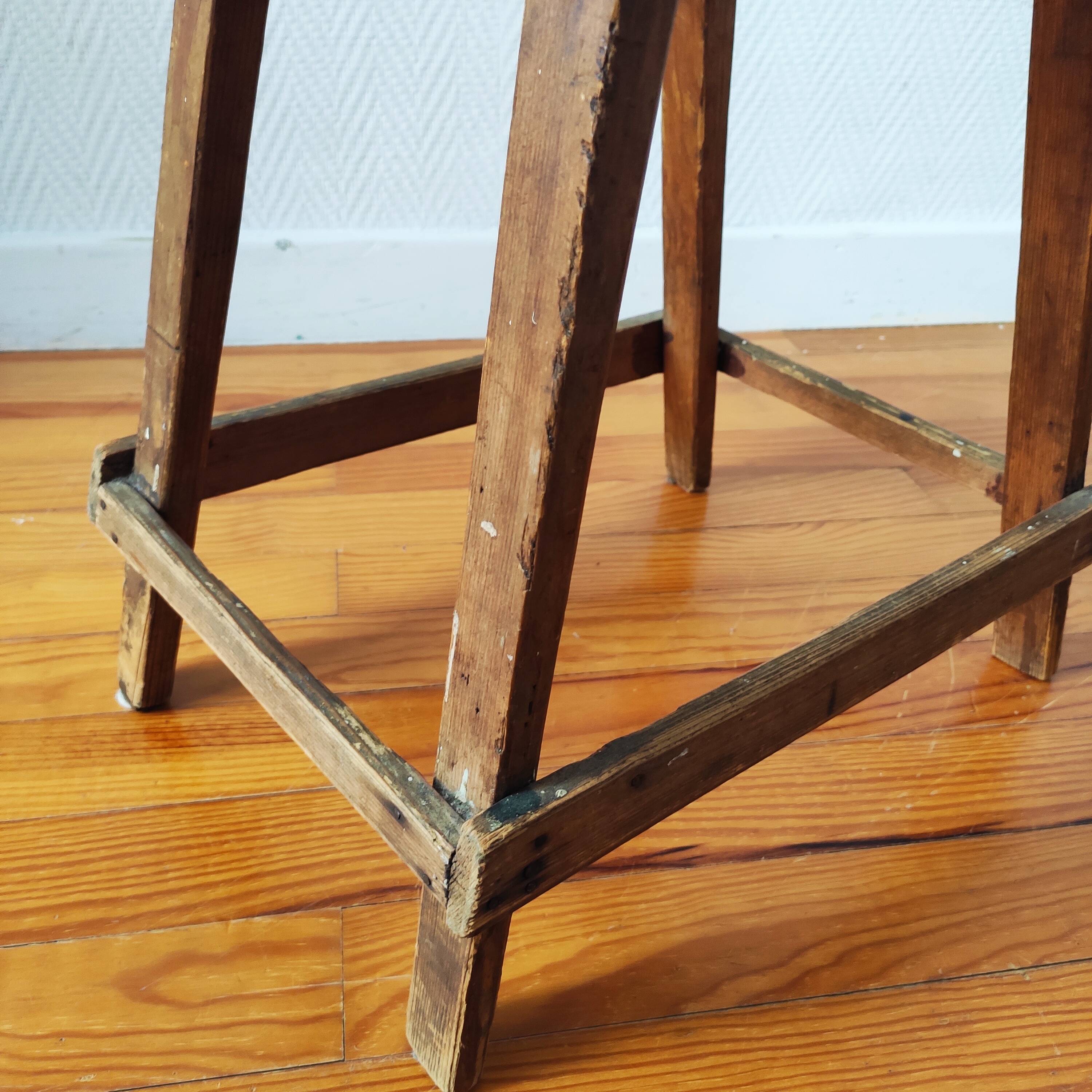 Old workshop stool