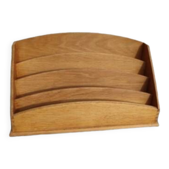 Wooden letter sorter mail box