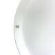 Peill & Putzler ceiling lamp – Germany, 1970s, opal glass, 40 cm, 3×E27