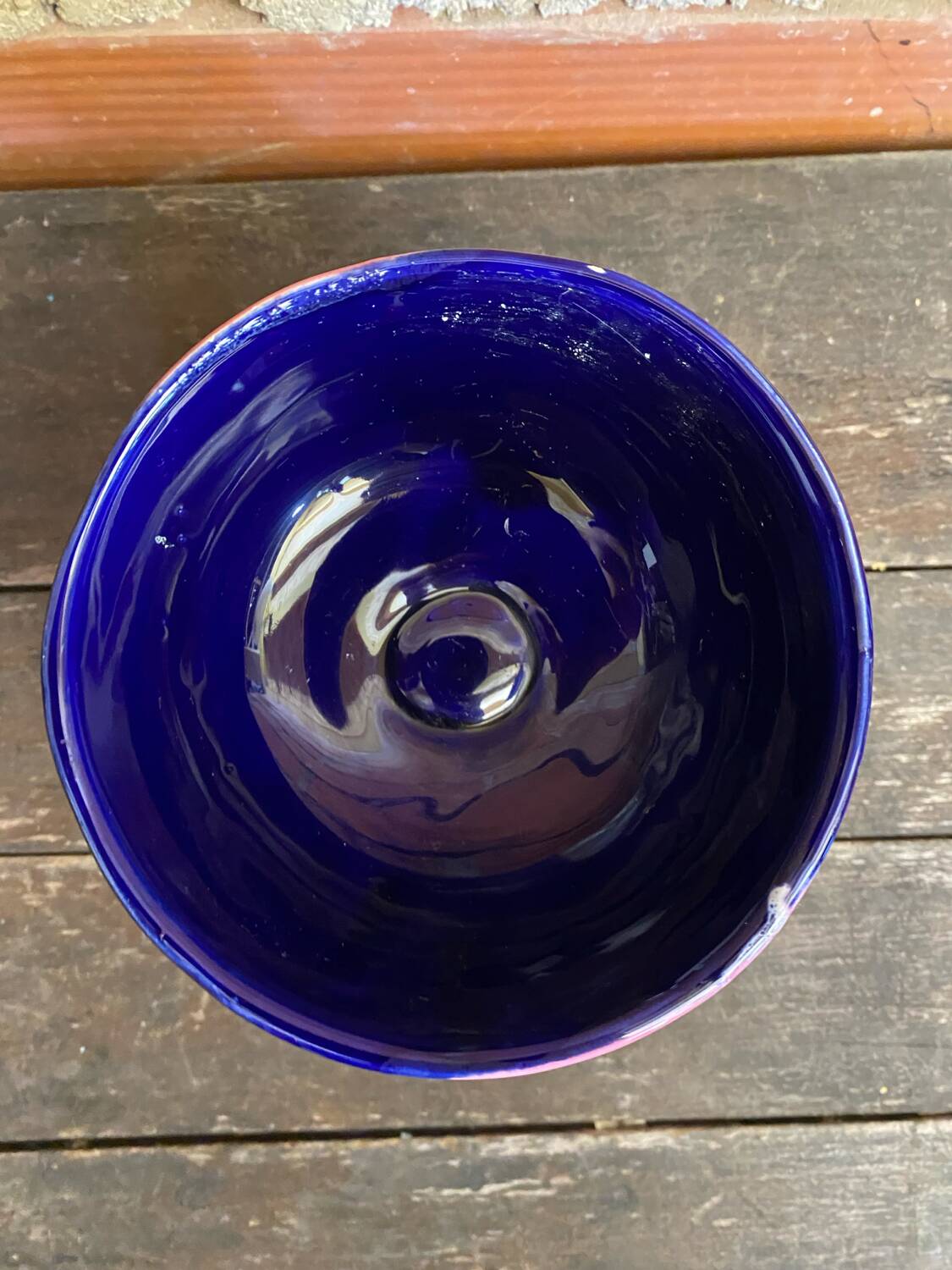 Empty pocket bowl fat lava charles cart cyclops polychrome ceramic #d