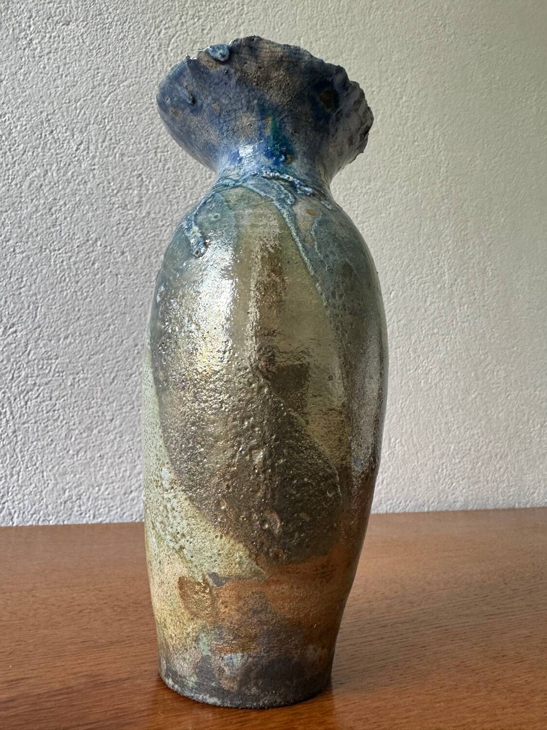 Vintage raku vase