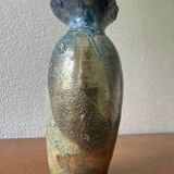 Vase en raku vintage