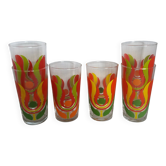 Verres vintage années 70