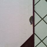 Burgundy leather underhand for office by l'aurige