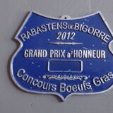 Agricultural competition plate