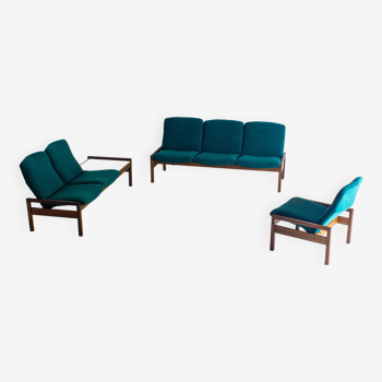 Rare mid-century sitting corner by Georges van Rijck, 1960s Belgium