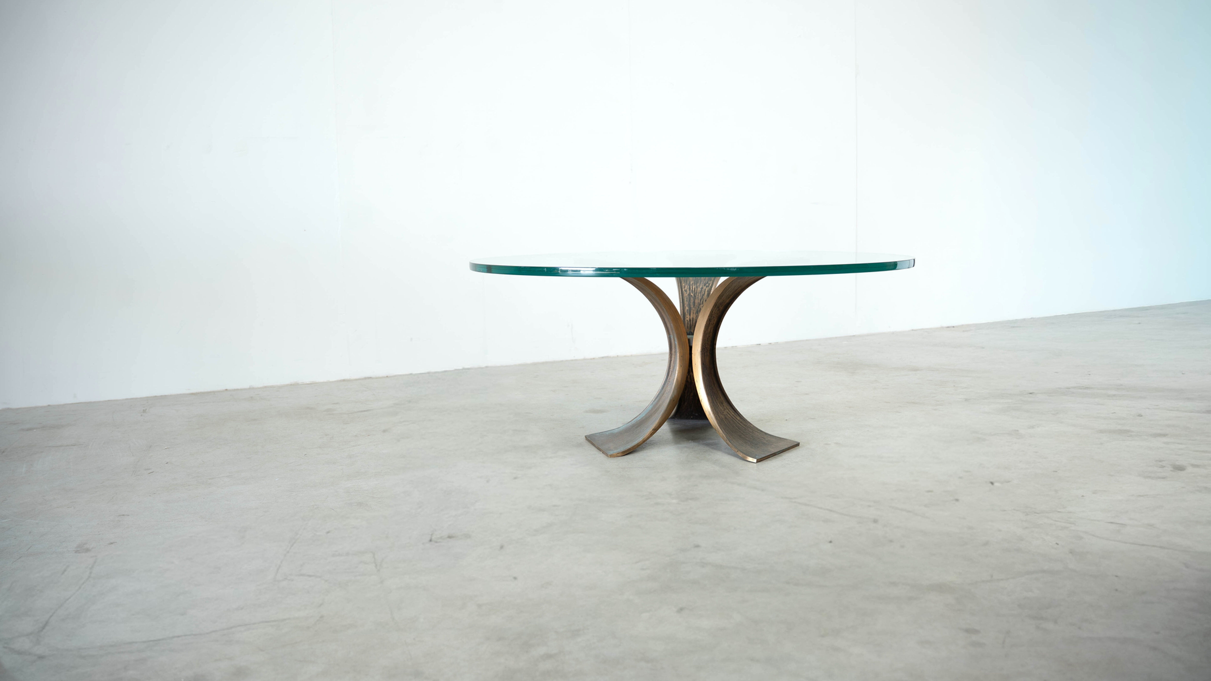 Luciano Frigerio bronze coffee table